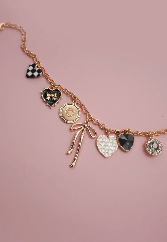 Checkered Charm Necklace