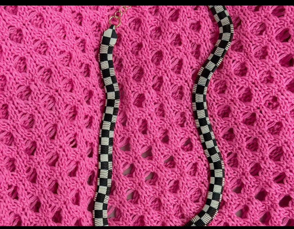 Checkered Necklace