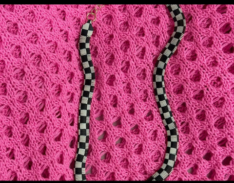 Checkered Necklace