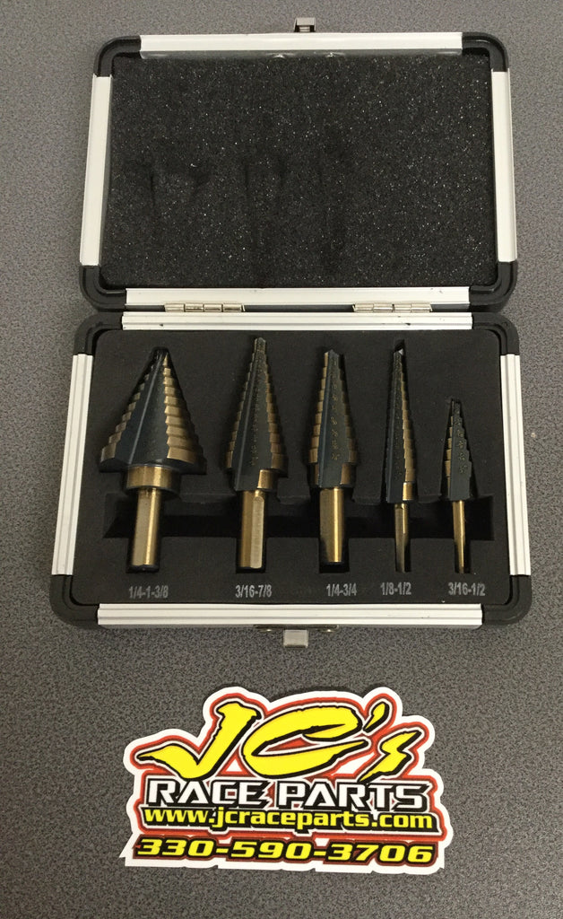 5 piece Step Bit Set