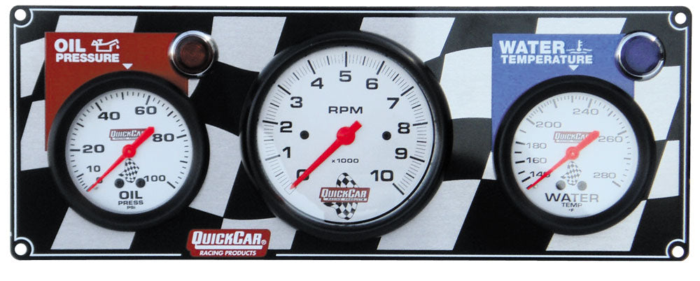 Quick Car Panels with 3-3/8" Tach